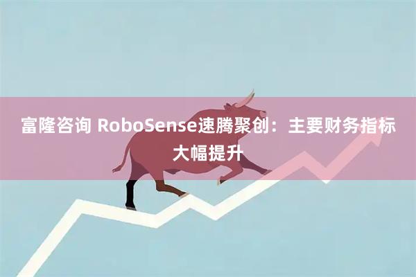 富隆咨询 RoboSense速腾聚创：主要财务指标大幅提升