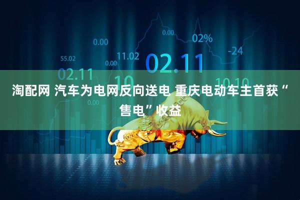 淘配网 汽车为电网反向送电 重庆电动车主首获“售电”收益