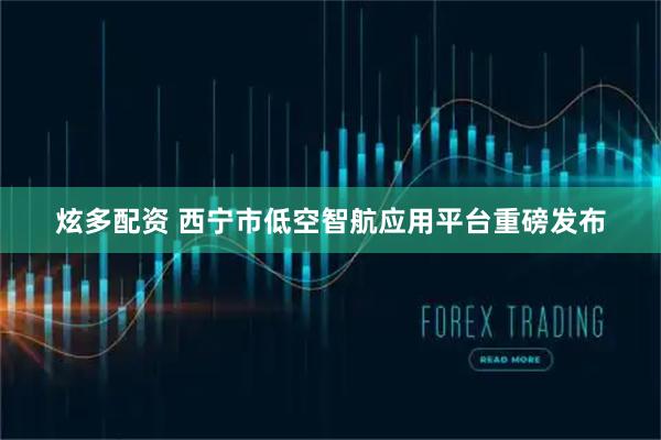 炫多配资 西宁市低空智航应用平台重磅发布