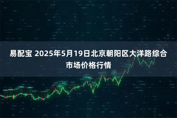 易配宝 2025年5月19日北京朝阳区大洋路综合市场价格行情
